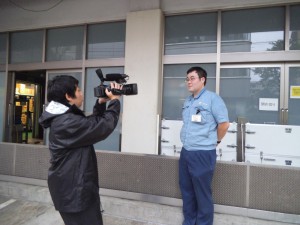Our countermeasure for typhoon was introduced by TV program