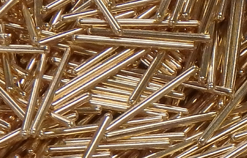 sample of Pure Gold plating