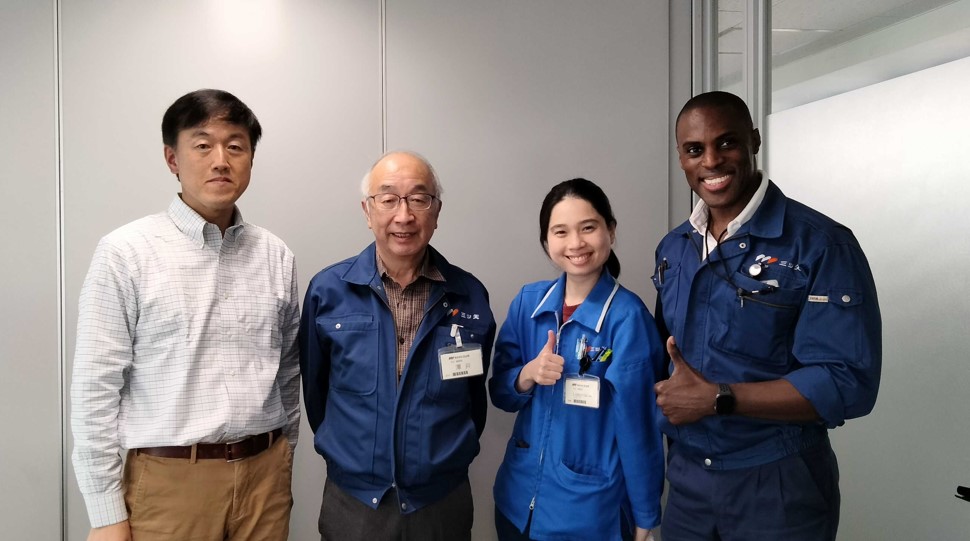 Mitsuya welcomes three new Overseas Section staff members 