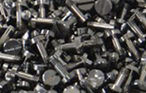 sample of Black Nickel plating (metallization)