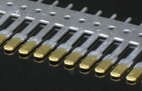 sample of Reel-to-Reel Gold plating