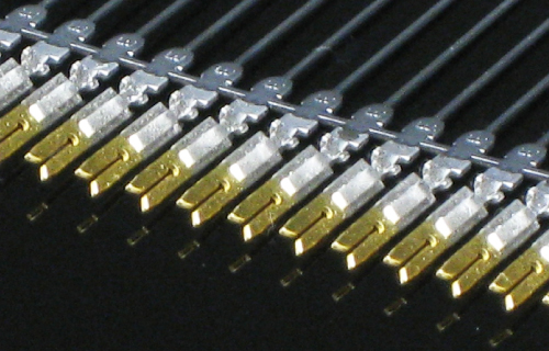 sample of Reel-to-Reel Gold and Tin plating